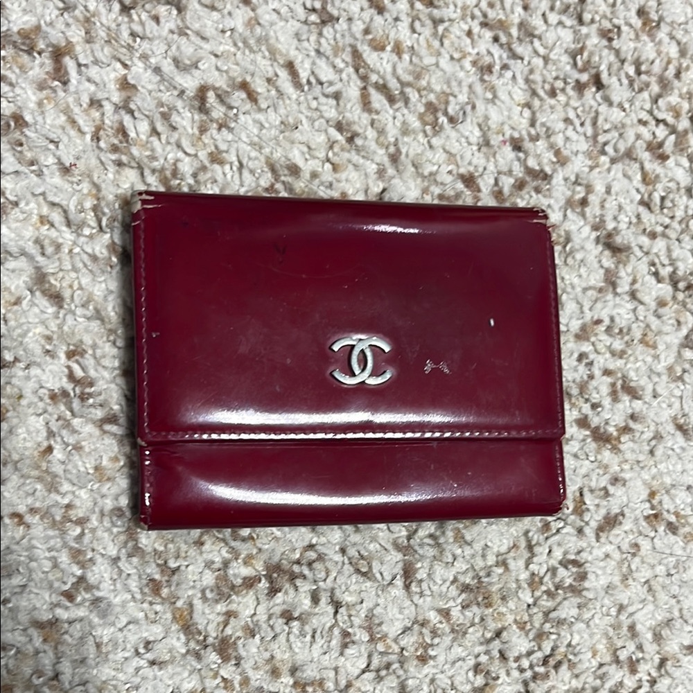 CHANEL Burgundy Wallet
